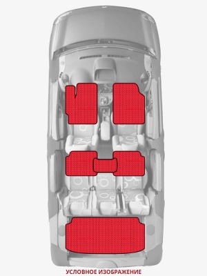 ЭВА коврики «Queen Lux» комплект для Honda HR-V (1G)